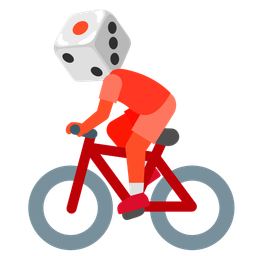 bicycle and game die