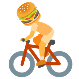 bicycle and hamburger
