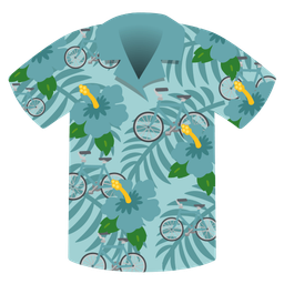 bicycle and hibiscus