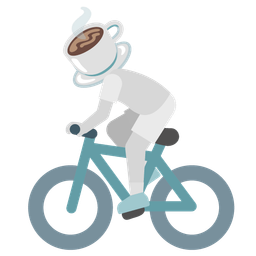 bicycle and hot beverage