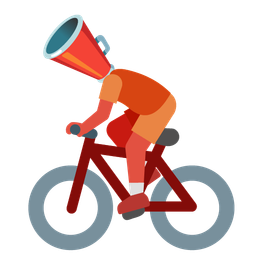 bicycle and megaphone