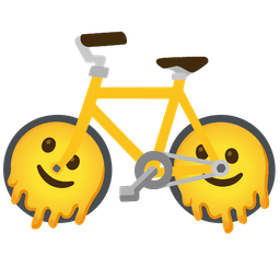 Bicycle and Melting face