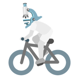 bicycle and microscope