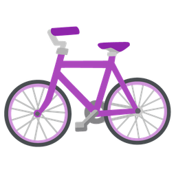 bicycle and purple heart