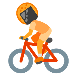 bicycle and rice cracker