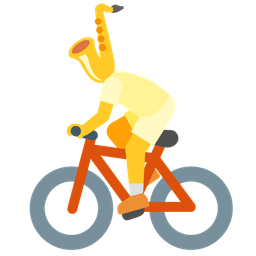 bicycle and saxophone