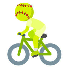 bicycle and softball