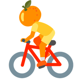 bicycle and tangerine