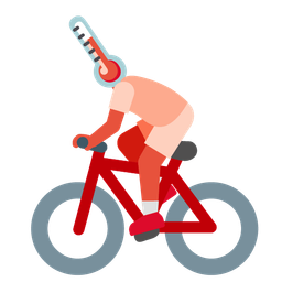 bicycle and thermometer