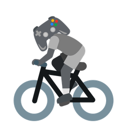 bicycle and video game