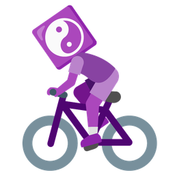 bicycle and yin yang