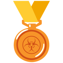 biohazard and 3rd place medal
