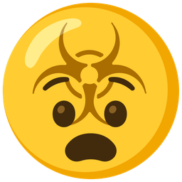 biohazard and anguished face