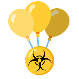 biohazard and balloon