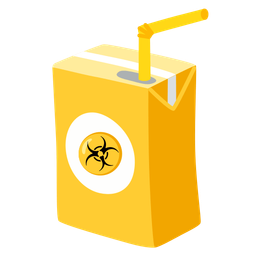 biohazard and beverage box