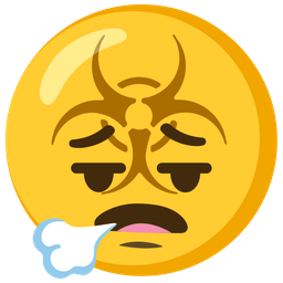 biohazard and face exhaling