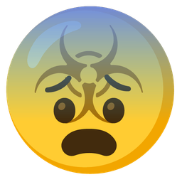 biohazard and fearful face