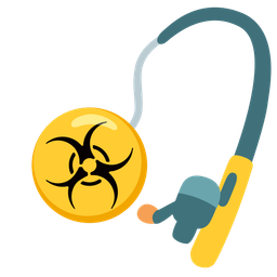 biohazard and fishing pole