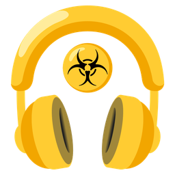 biohazard and headphone