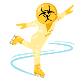biohazard and ice skate
