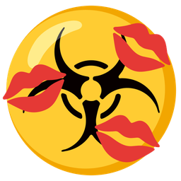 biohazard and kiss mark