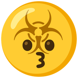 Biohazard and Kissing face