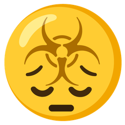 biohazard and pensive face