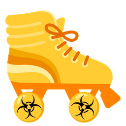 biohazard and roller skate