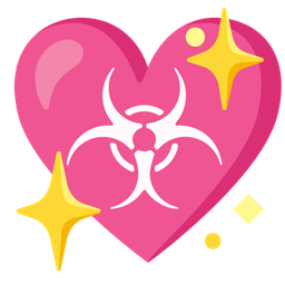 biohazard and sparkling heart