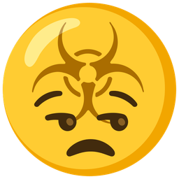 biohazard and unamused face