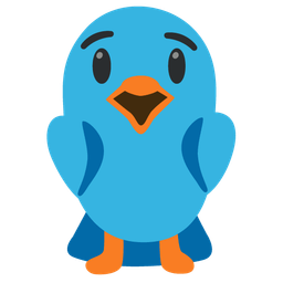 bird and astonished face