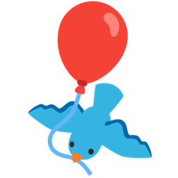bird and balloon