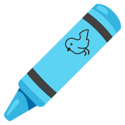 bird and crayon