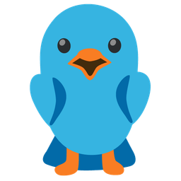 bird and face with open mouth