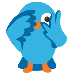 bird and face with peeking eye