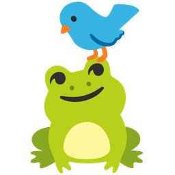 bird and frog