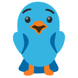 bird and hushed face