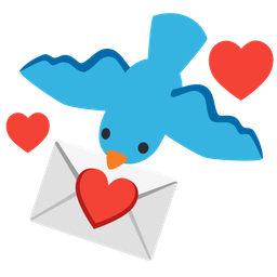 bird and love letter