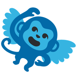 bird and monkey face