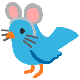 bird and mouse face