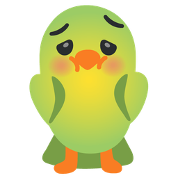 bird and nauseated face