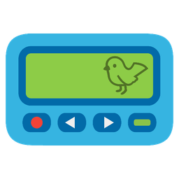bird and pager