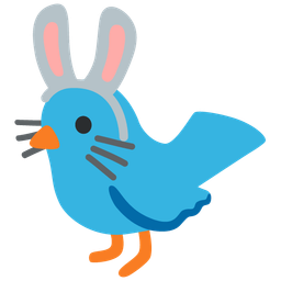 bird and rabbit face