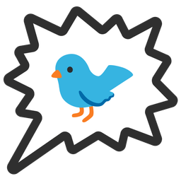 bird and right anger bubble