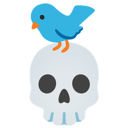 bird and skull