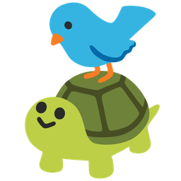 bird and turtle