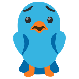 bird and worried face