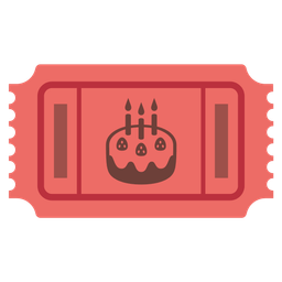 Birthday cake and Admission tickets