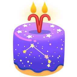 Birthday cake and Aries