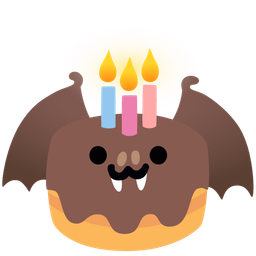Birthday cake and Bat